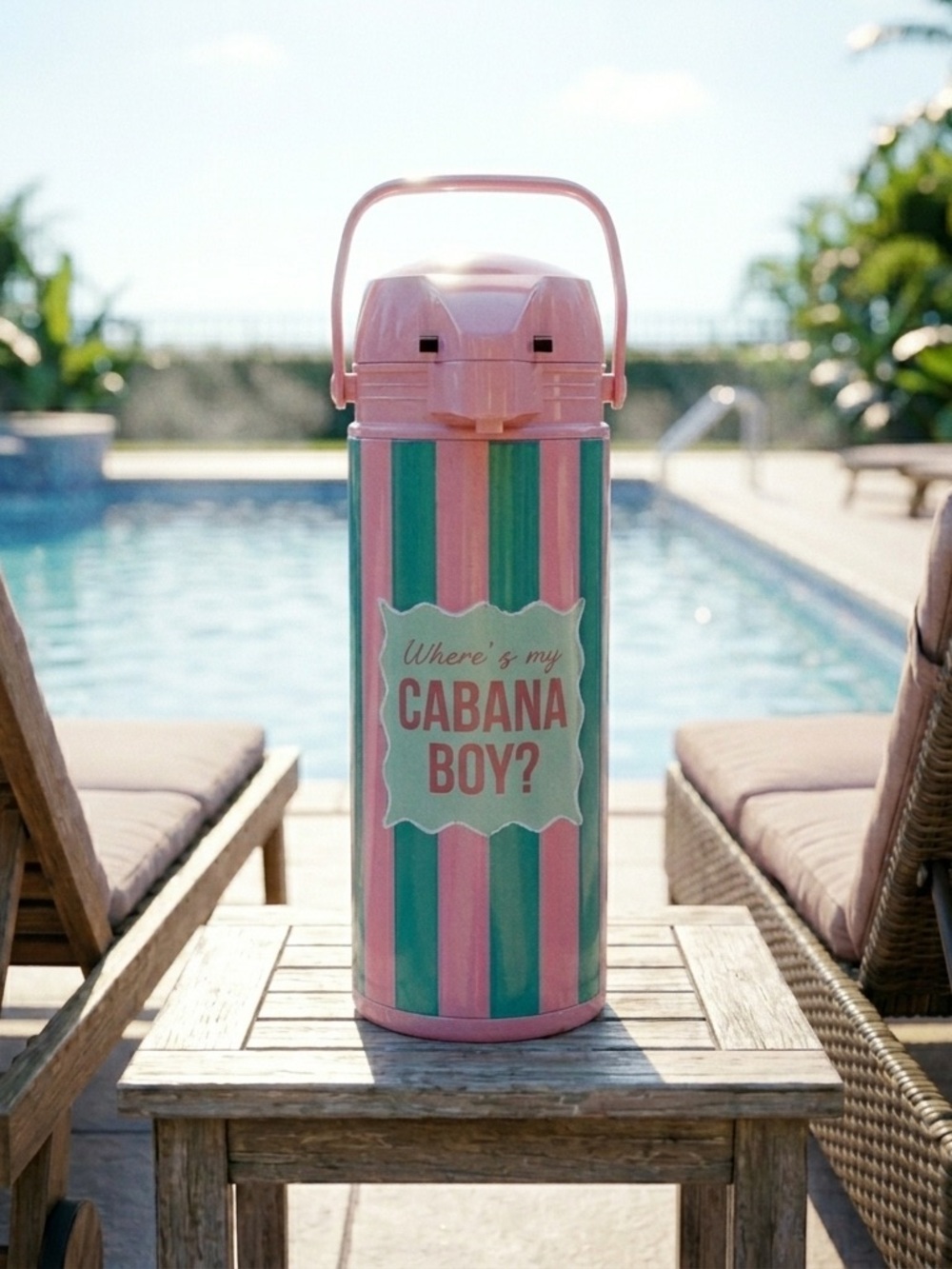 NWT Boutique Where’s My Cabana Boy Iced Tea Set